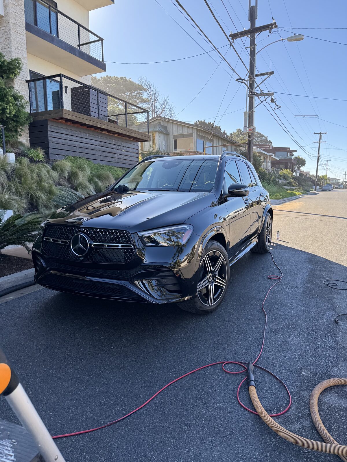 Mercedes GLE after mobile detail